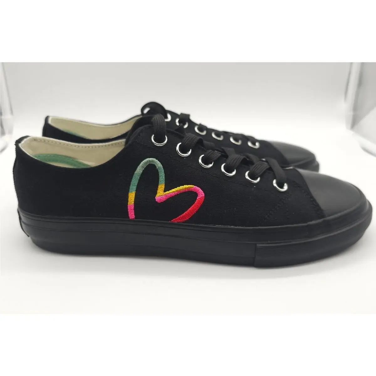 Paul Smith shoes - Converse Chuck Taylor All Star - HEARTS - Black 9