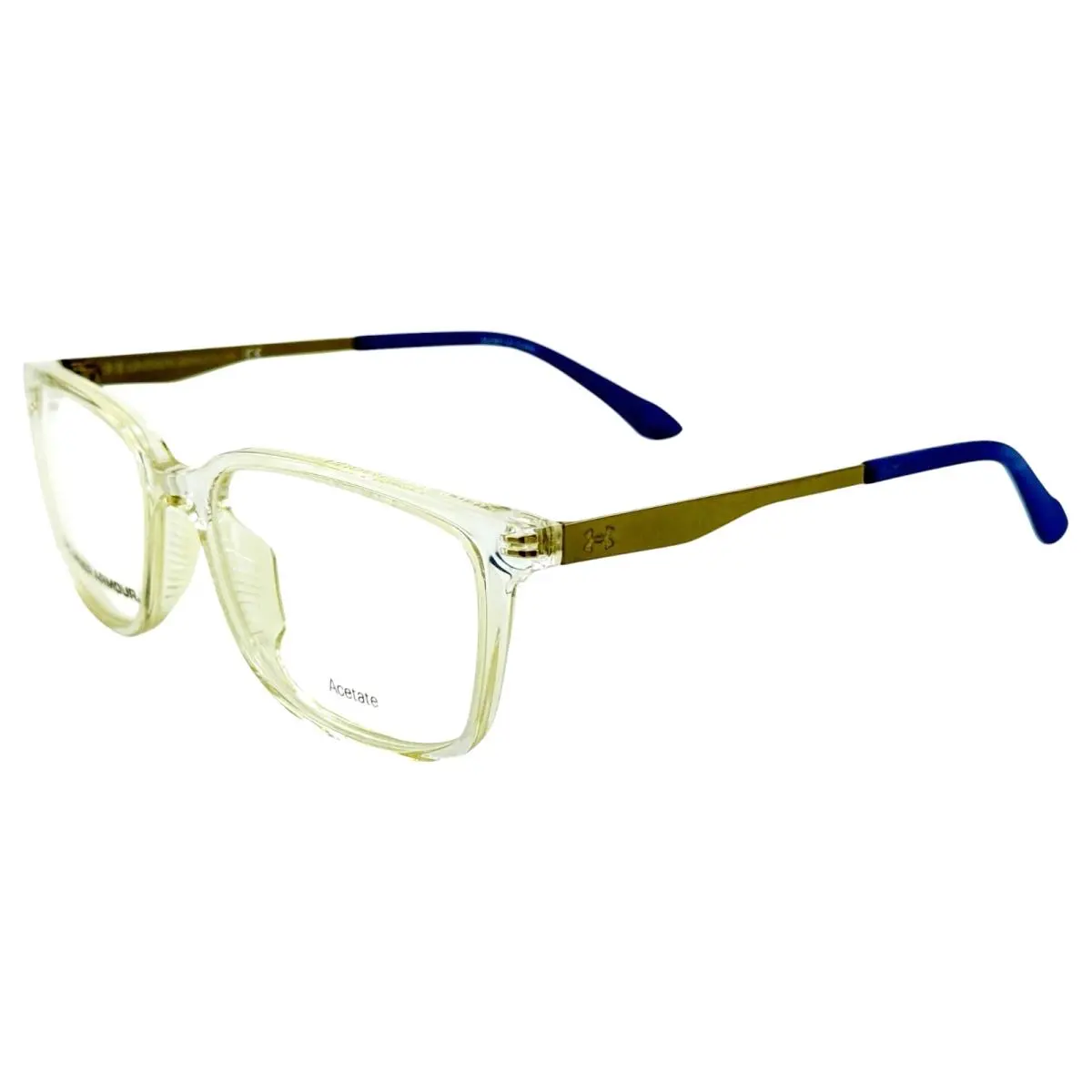 UA9006 Kids Plastic Eyeglass Frame 900 Crystal 49-15 w Case by Under Armour