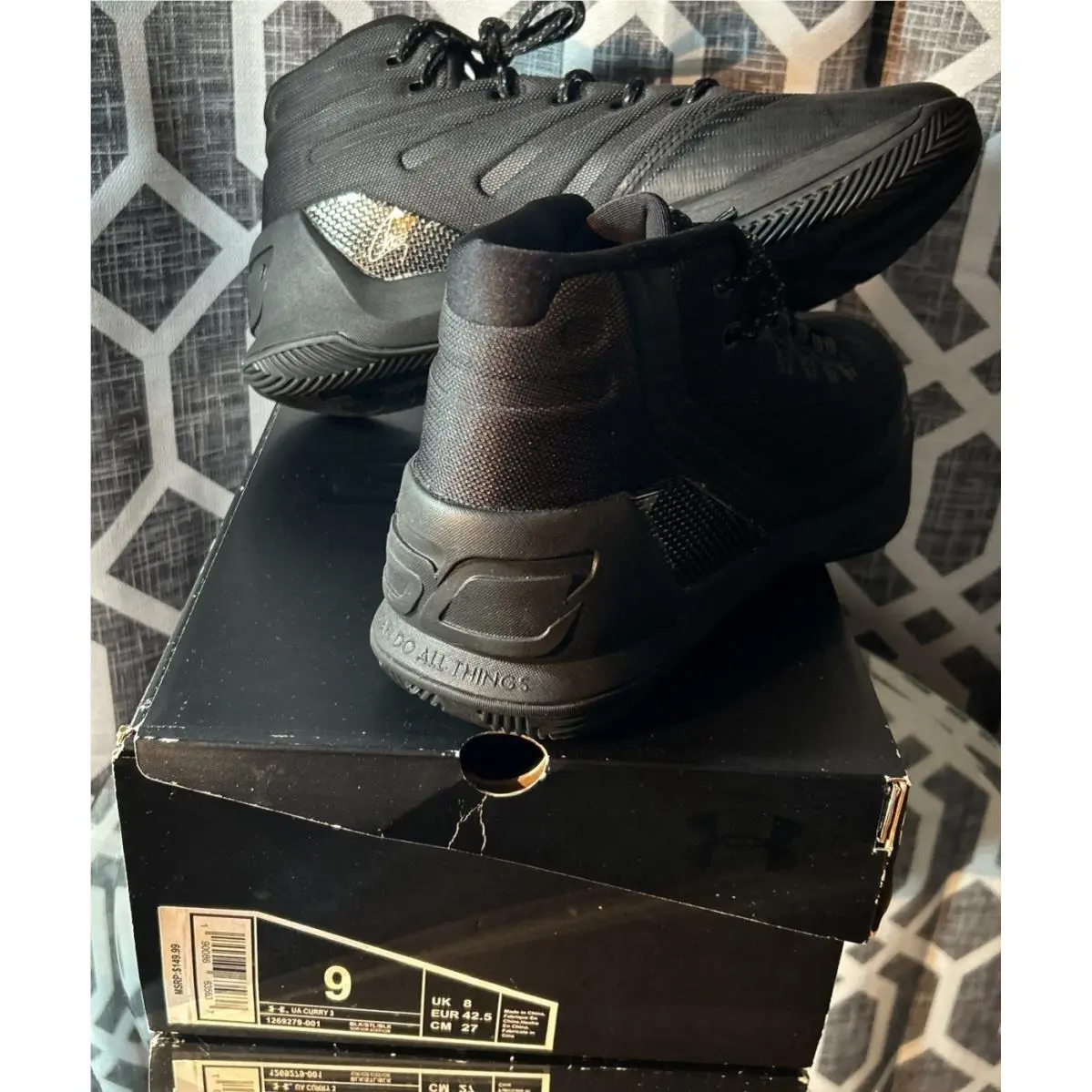 Under Armour shoes - Steph Curry U.S. Curry 3 - 1269279-001 - Black 0
