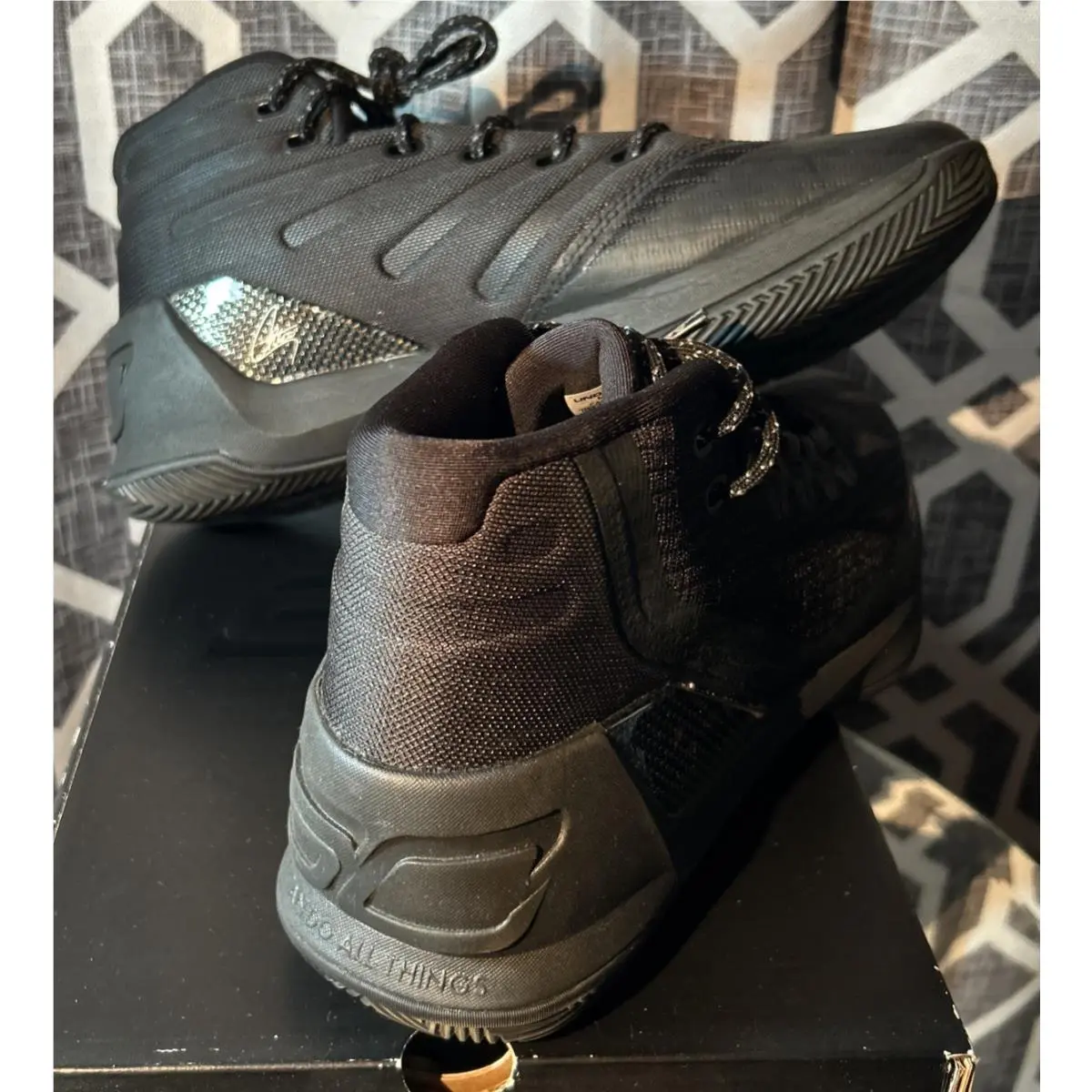 Under Armour shoes - Steph Curry U.S. Curry 3 - 1269279-001 - Black 1