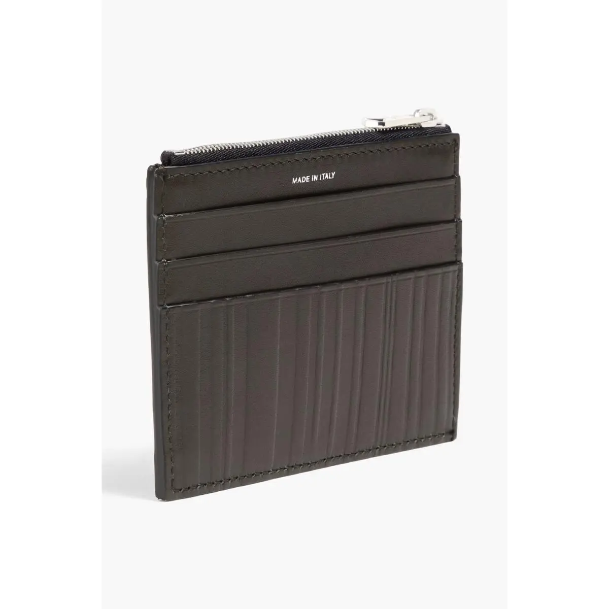 Paul Smith Textured Leather Zip Card Wallet. Made in Italy
