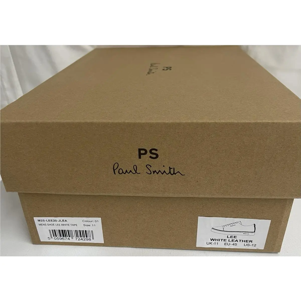 Paul Smith shoes - Mens Shoe Lee White Tape - White 11