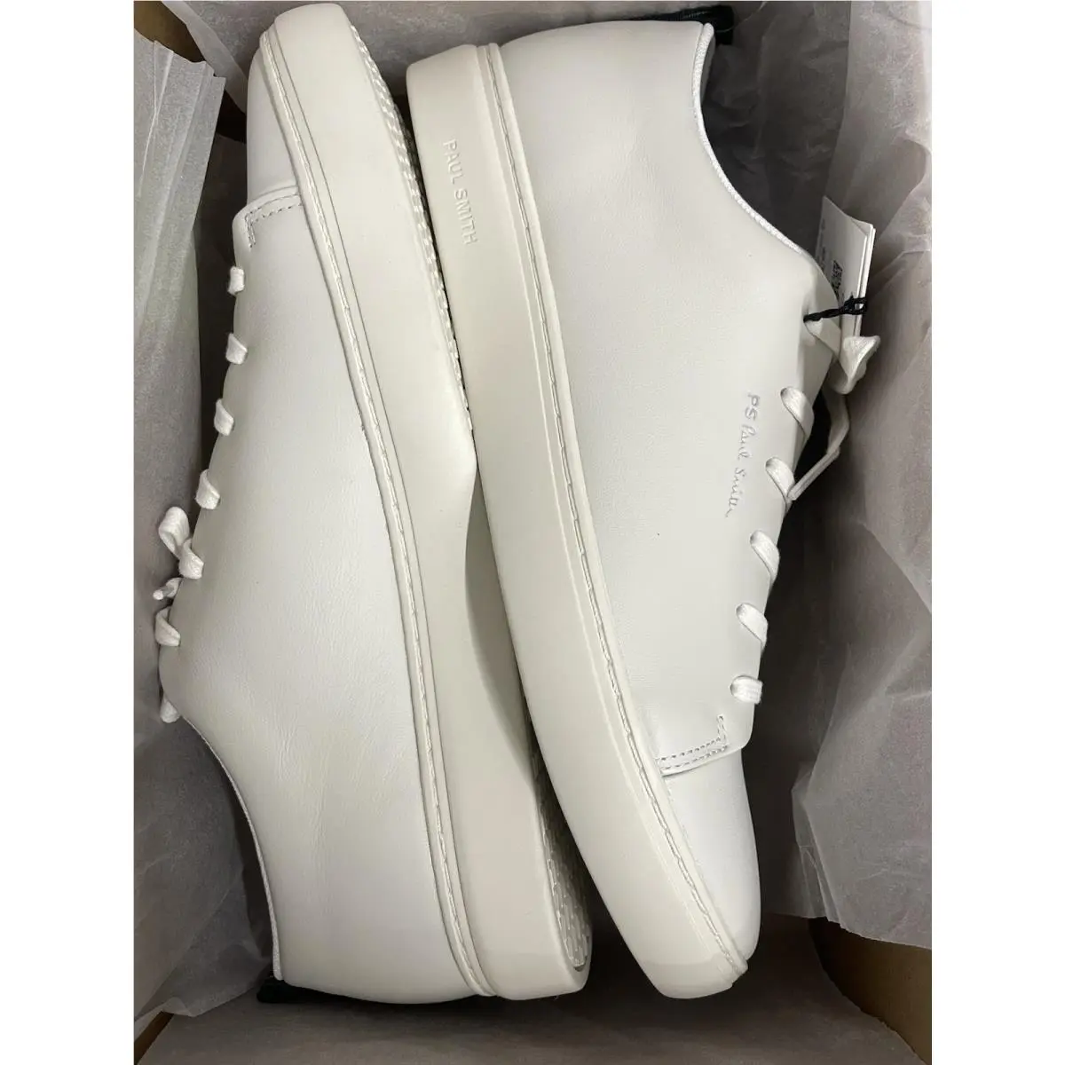 Paul Smith shoes - Mens Shoe Lee White Tape - White 9