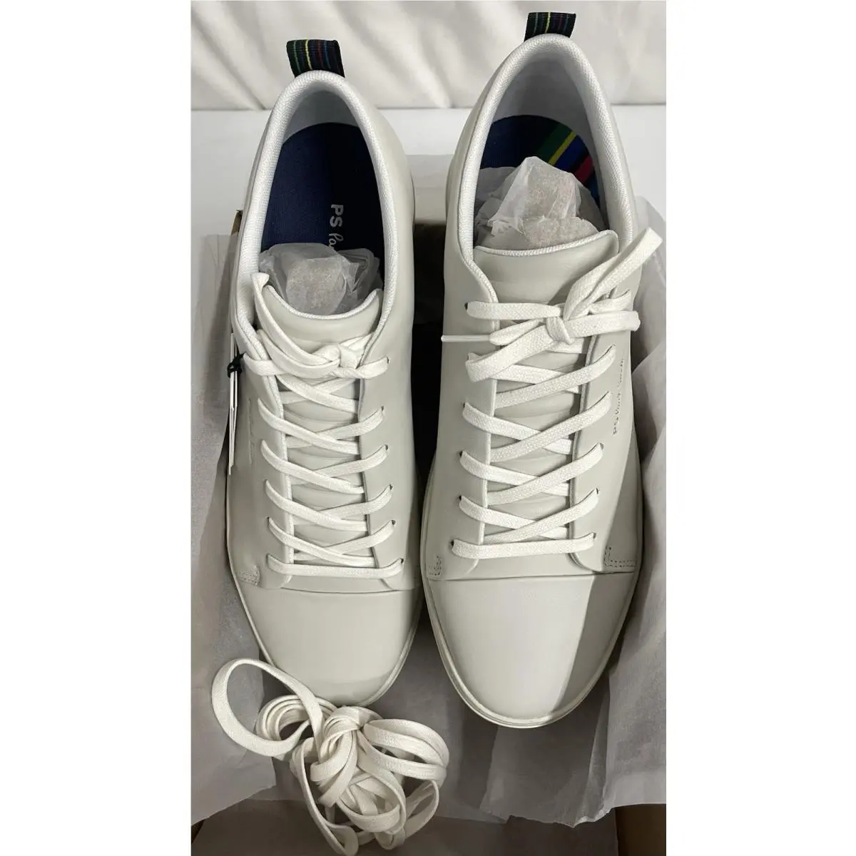 Paul Smith shoes - Mens Shoe Lee White Tape - White 5