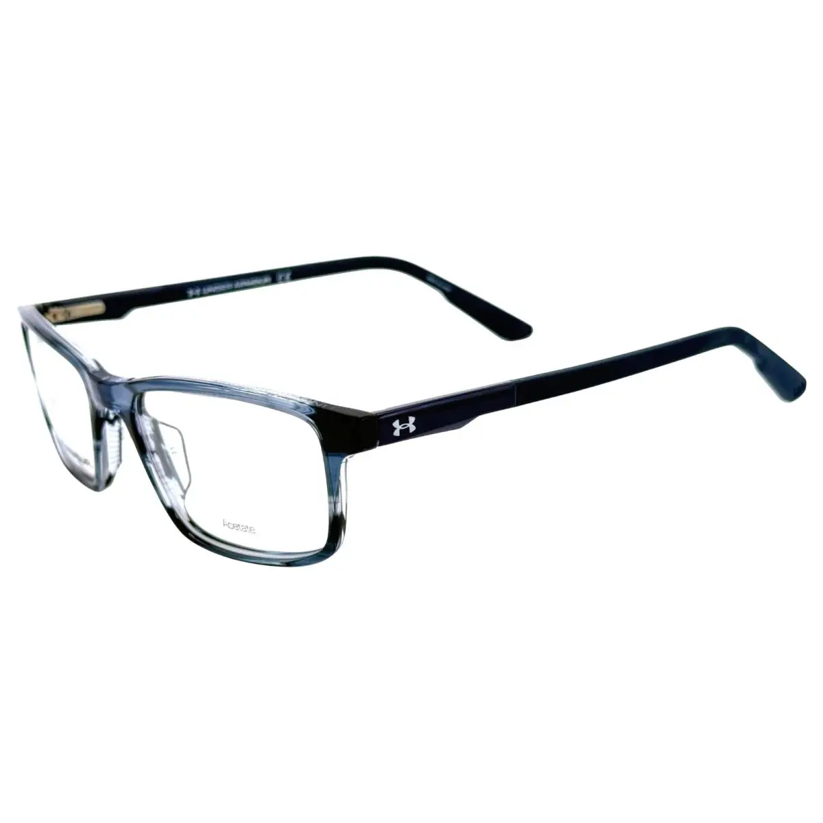 UA5009 Mens Plastic Eyeglass Frame 381 Blue Horn 52-18 Spring Hinge by Under Armour