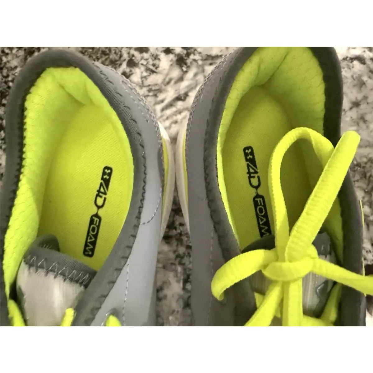 Under Armour shoes - Under Armour Micro G Neo Mantis Print - Neon Green/Gray (UPC: 0888284342968) 4