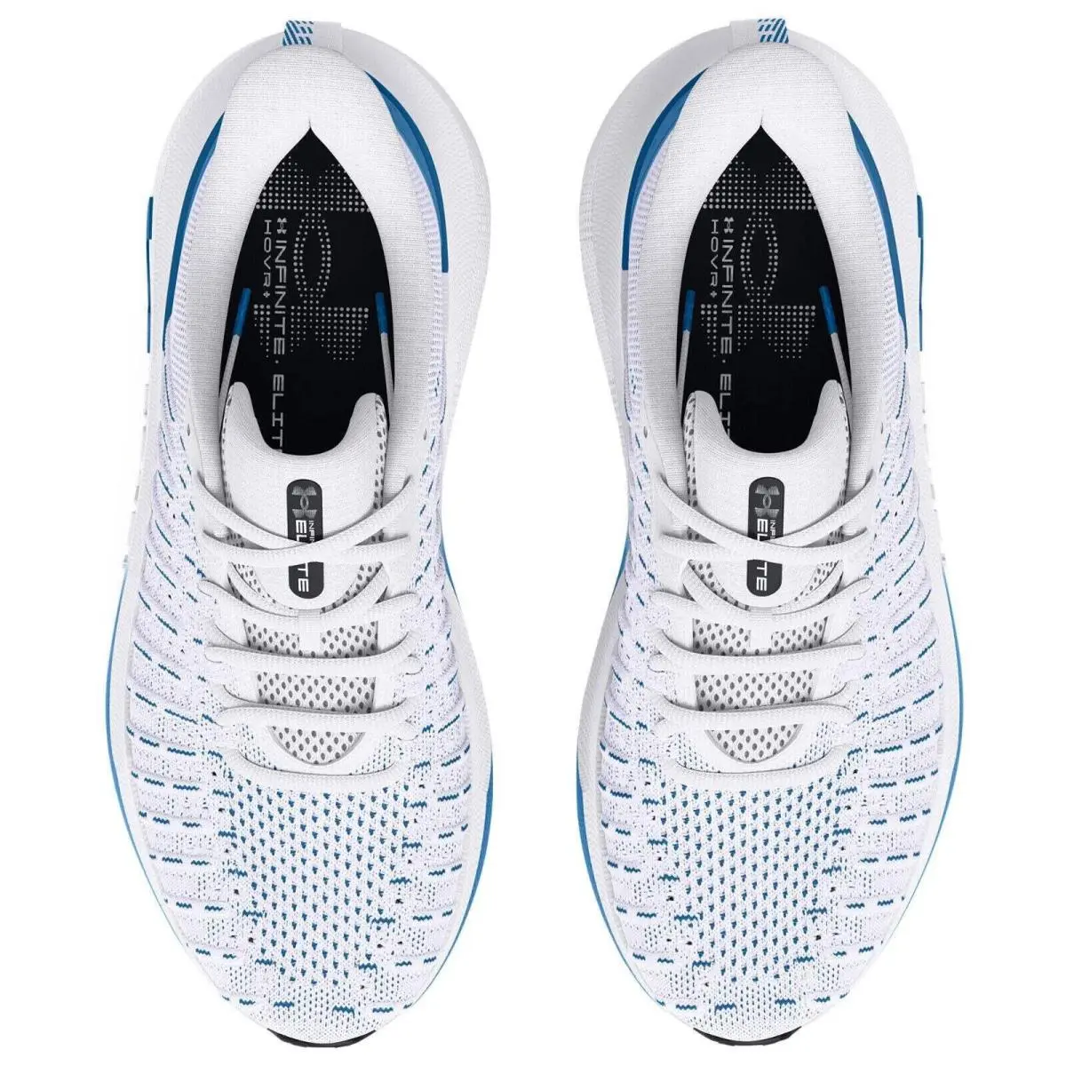 Under Armour shoes - White/Photon Blue 4