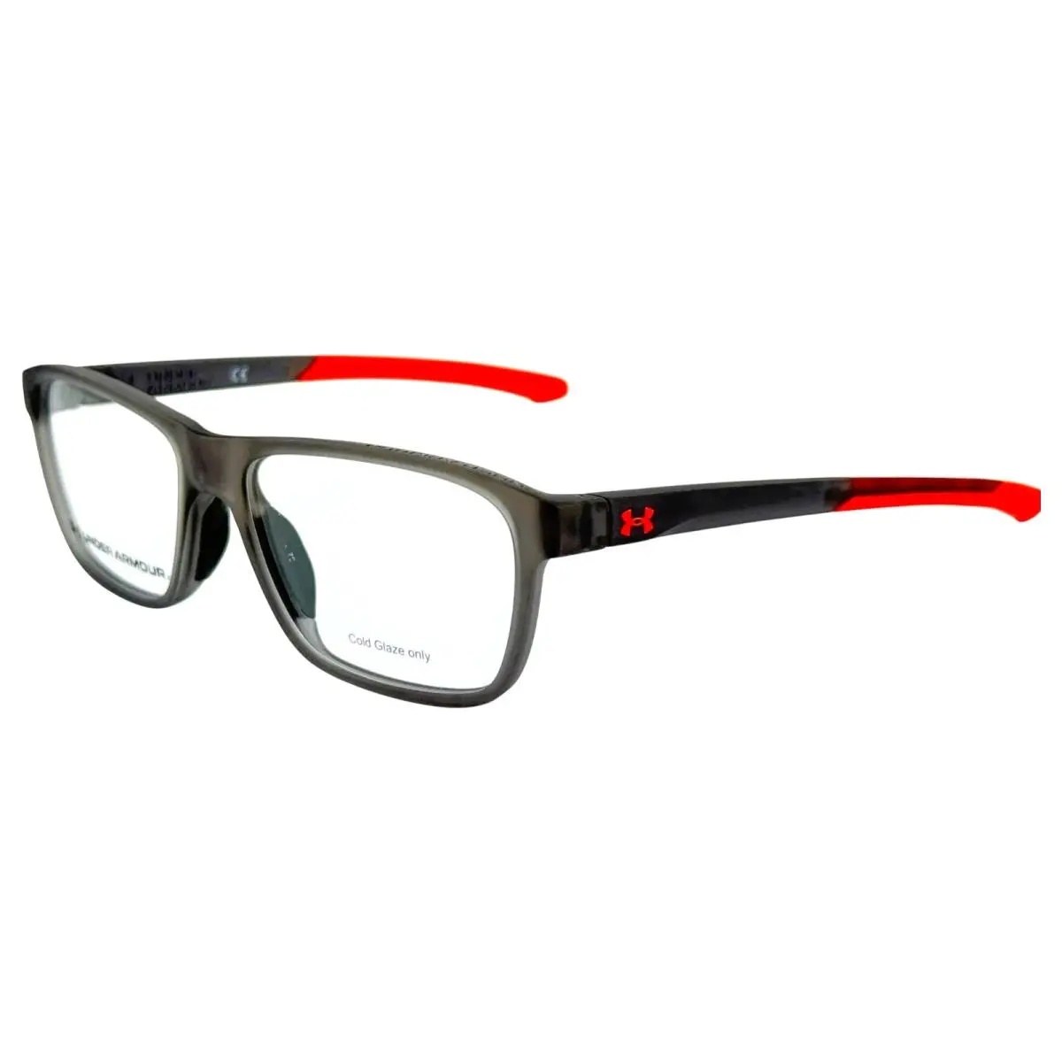 UA9008 Kids Plastic Eyeglass Frame M9L Grey Orange 49-14 w Case by Under Armour