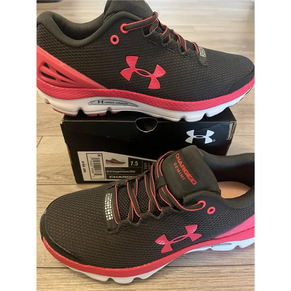Under Armour shoes - Under Armour Charged Gemini - Charged Gemini - Gray Hot Pink 0
