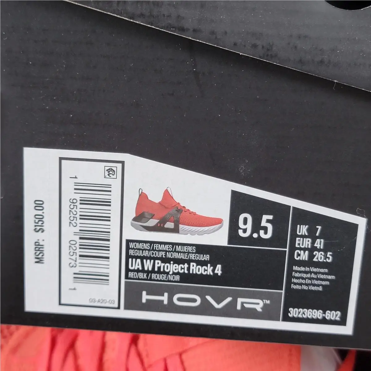 Under Armour shoes - Under Armour Project Rock 4 - 3023696 - Red 11