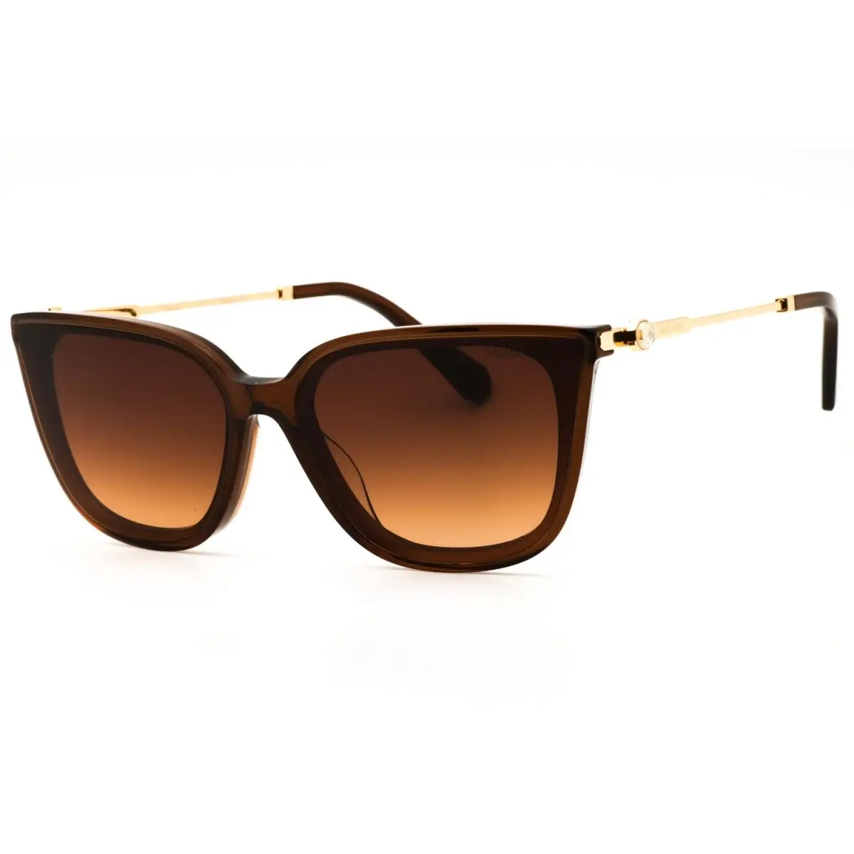 SK6054D 108474 Transparent Brown 63mm Women`s Sunglasses by Swarovski