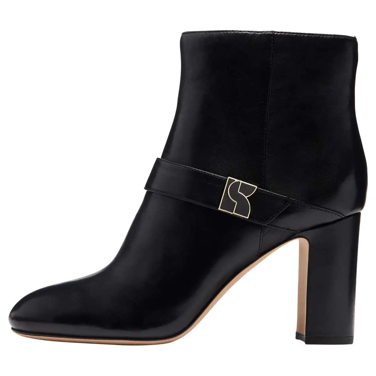 New York Women`s Dakota Zip Up Heeled Bootie Ankle Boot black by Kate Spade