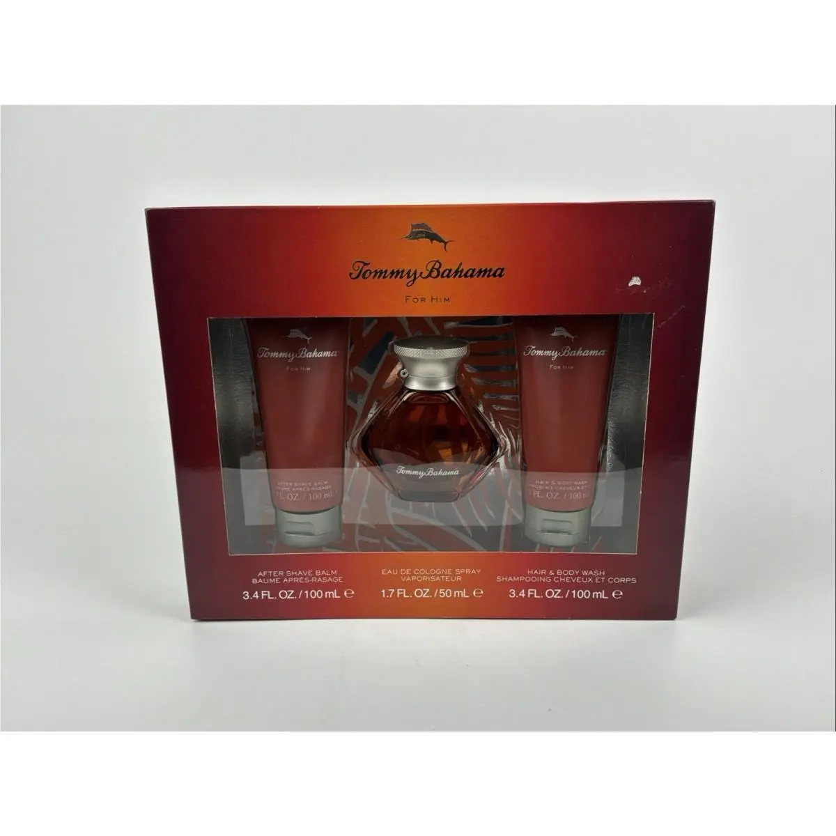 Tommy Bahama For Him Gift Set Cologne After Shave Body Wash