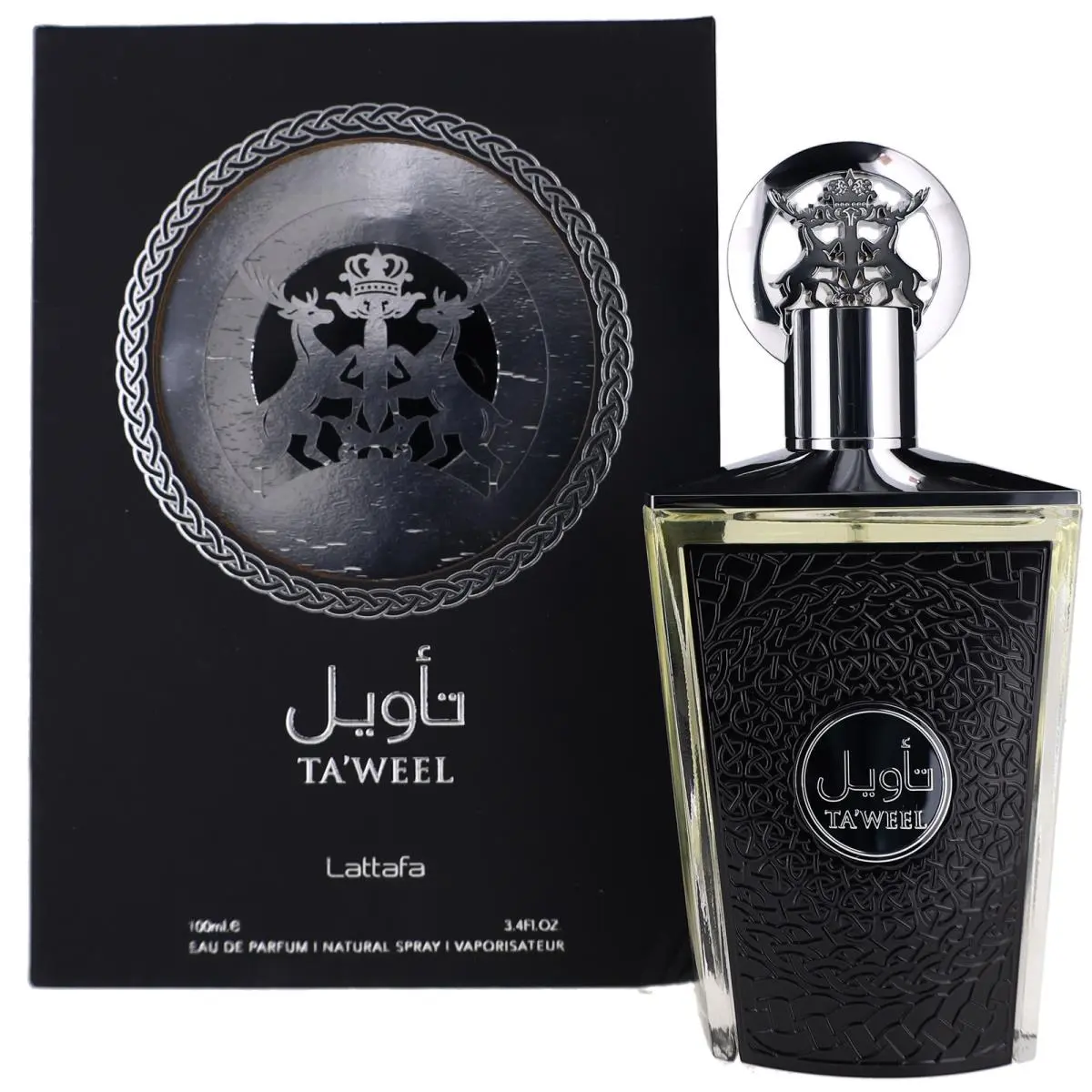 Ta`weel  For Unisex Eau de Parfum Spray 3.4oz Shopworn by Lattafa