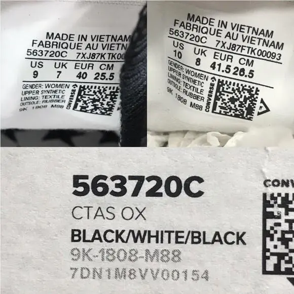 Converse shoes - Black 12