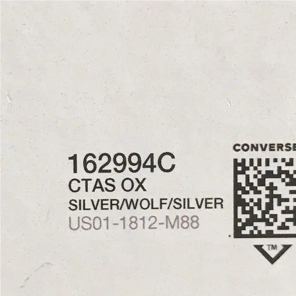 Converse shoes - Converse CTAS OX - CTAS - Silver 5