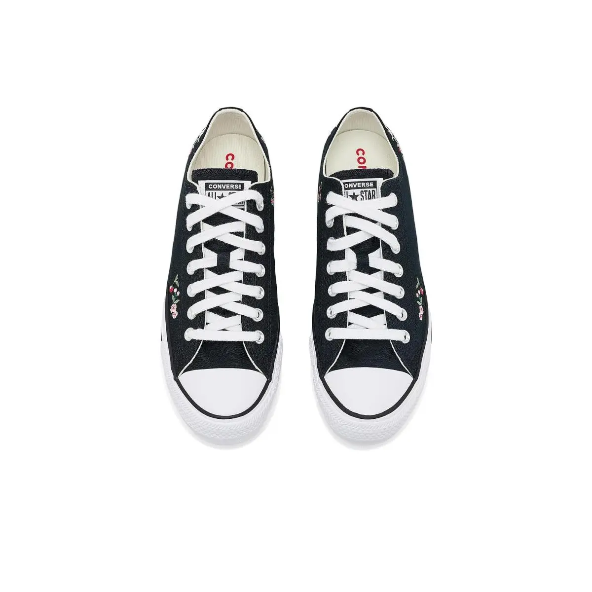 Converse shoes - Black/White/Red 0