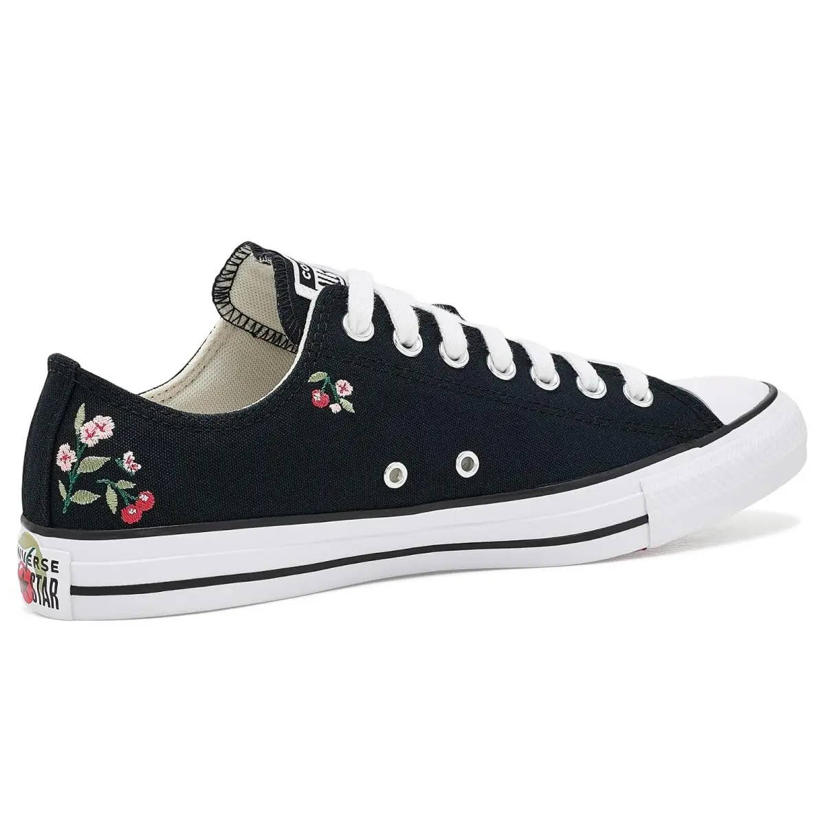 Converse shoes - Black/White/Red 1