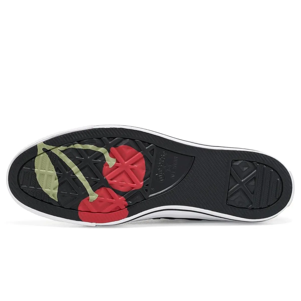 Converse shoes - Black/White/Red 3