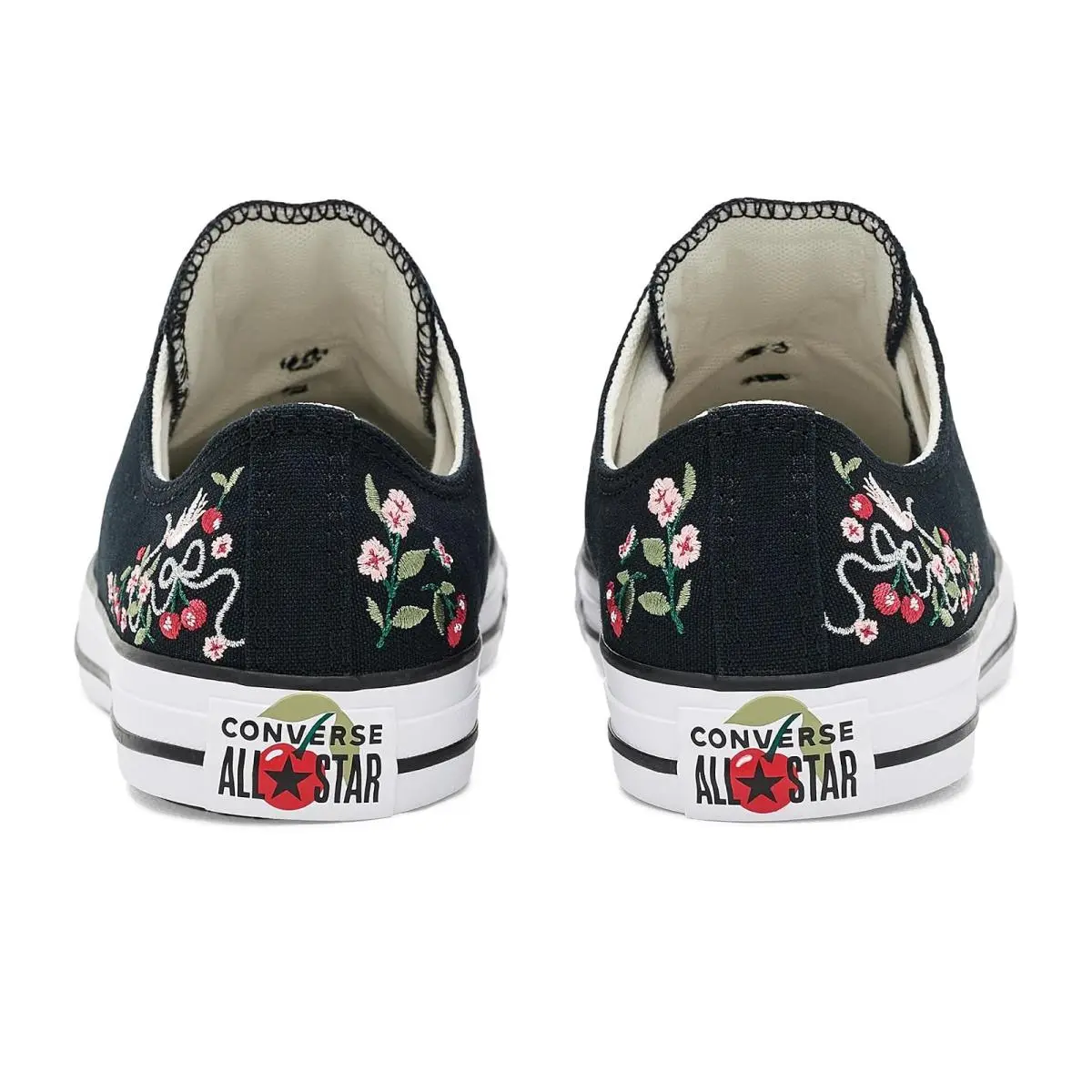 Converse shoes - Black/White/Red 12