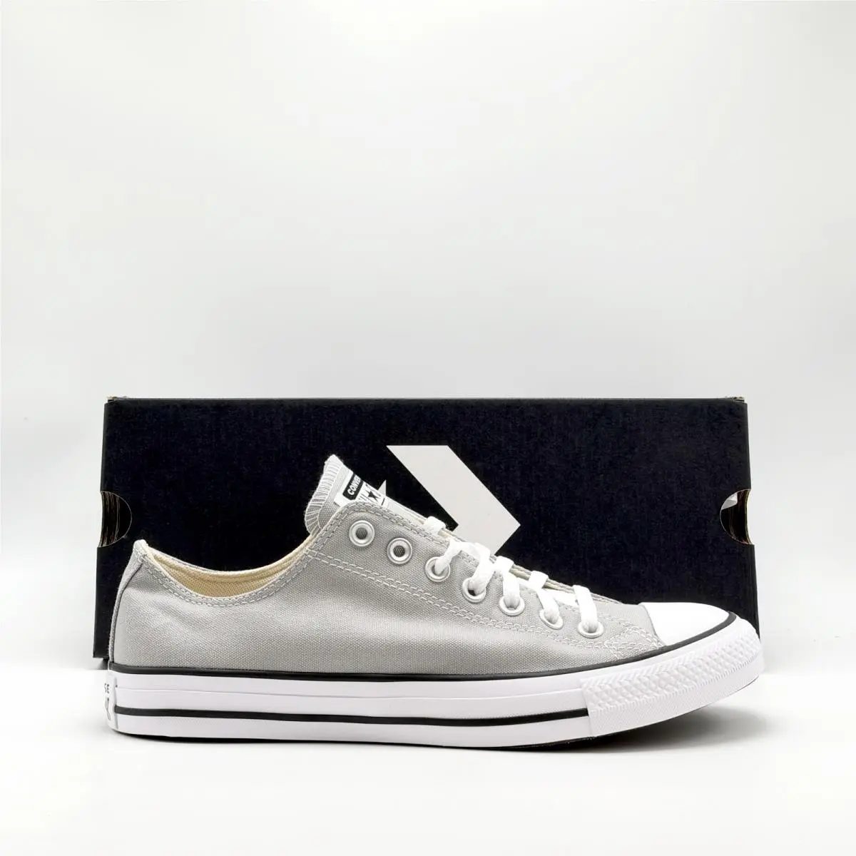 Converse shoes - Converse Chuck Taylor All Star OX - A18102F - GREY AREA / WHITE / BLACK 5