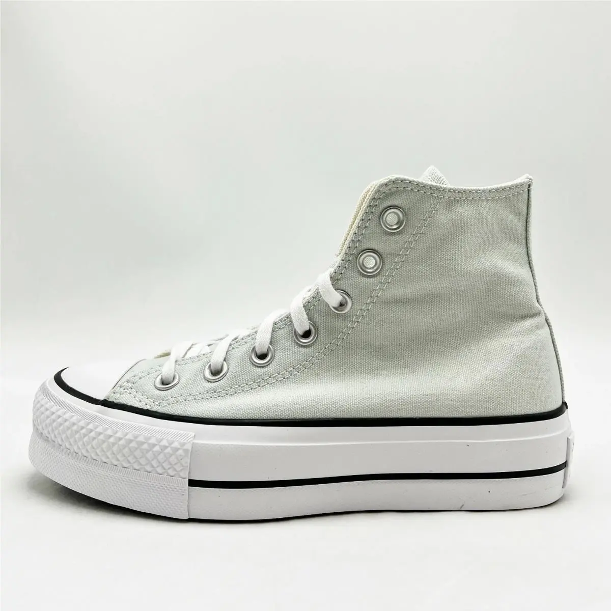 Converse shoes - Converse Chuck Taylor All Star Lift - 572720F - Silver Lilac / Pale Sage Mint / White / Black Pinstripe 3
