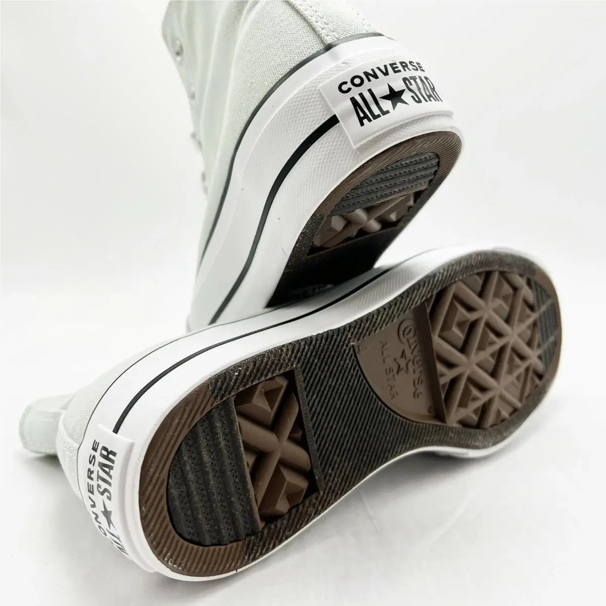 Converse shoes - Converse Chuck Taylor All Star Lift - 572720F - Silver Lilac / Pale Sage Mint / White / Black Pinstripe 7