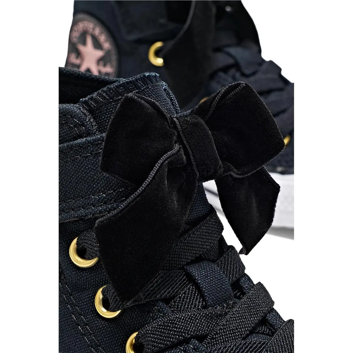 Converse shoes - Black/White/Petal Pit 11