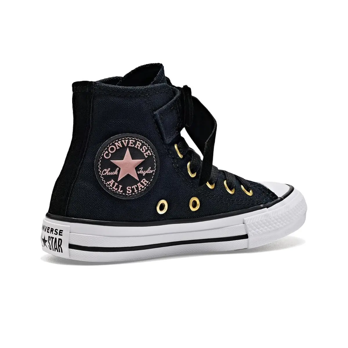 Converse shoes - Black/White/Petal Pit 8