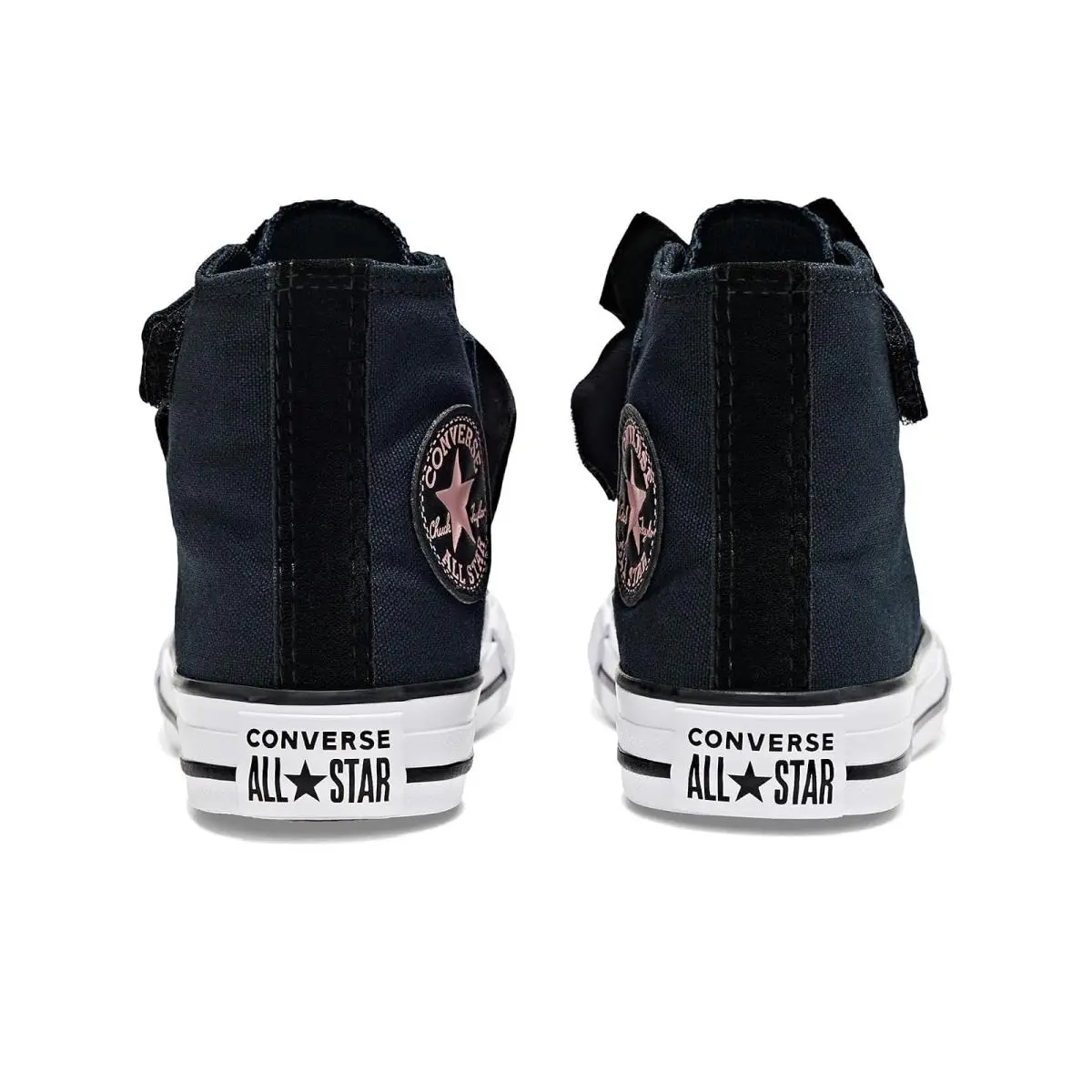 Converse shoes - Black/White/Petal Pit 12