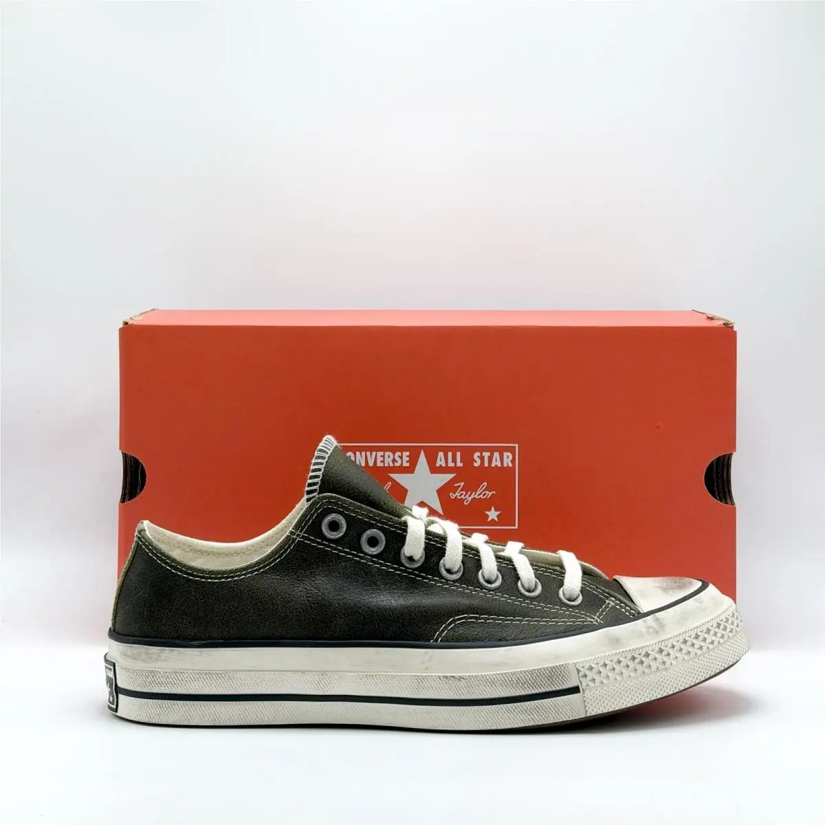 Converse shoes - Converse Chuck 70 OX - Chuck - A20049C - DARK MOSS GREEN / EGRET / BLACK 0