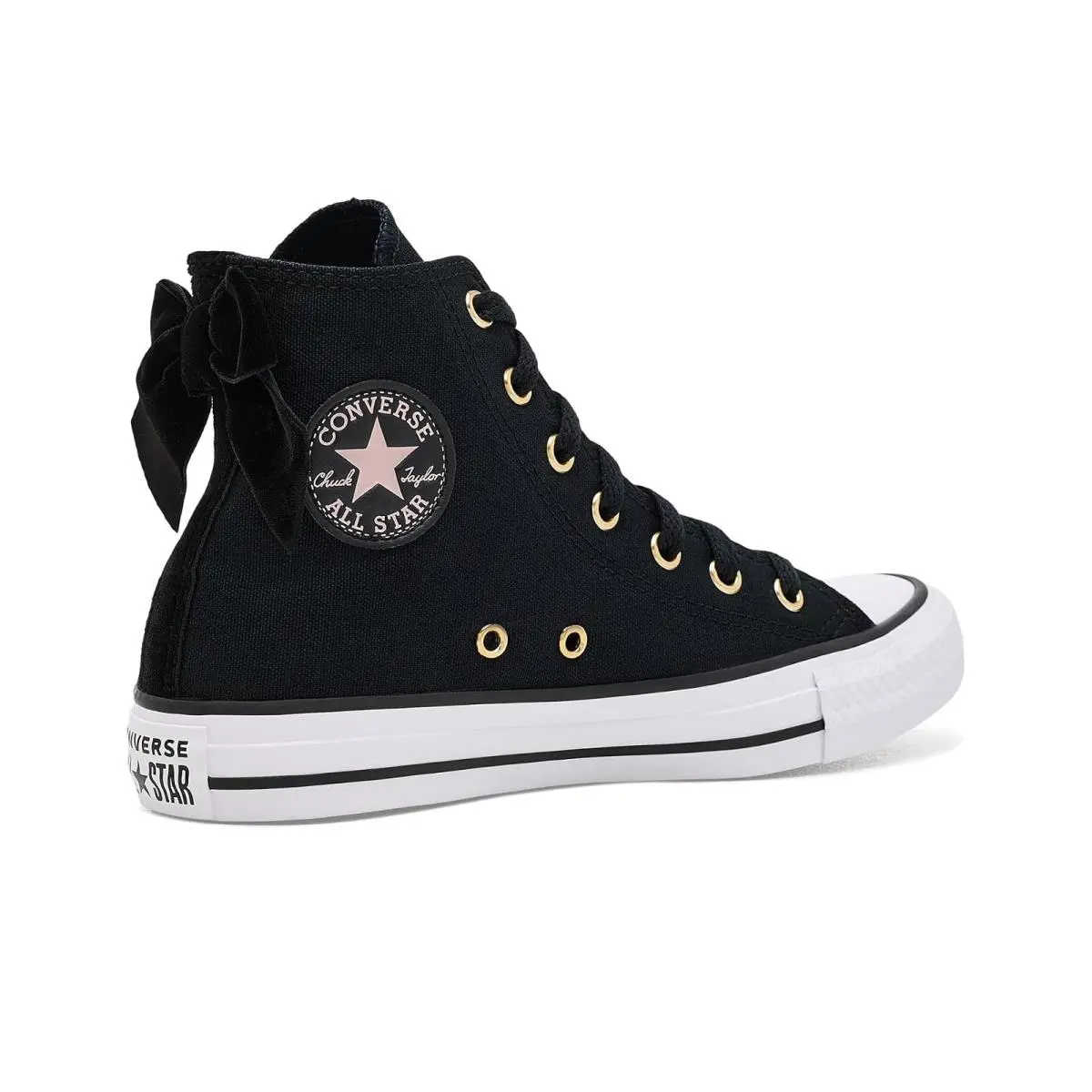 Converse shoes - Black/White/Petal Pit 1