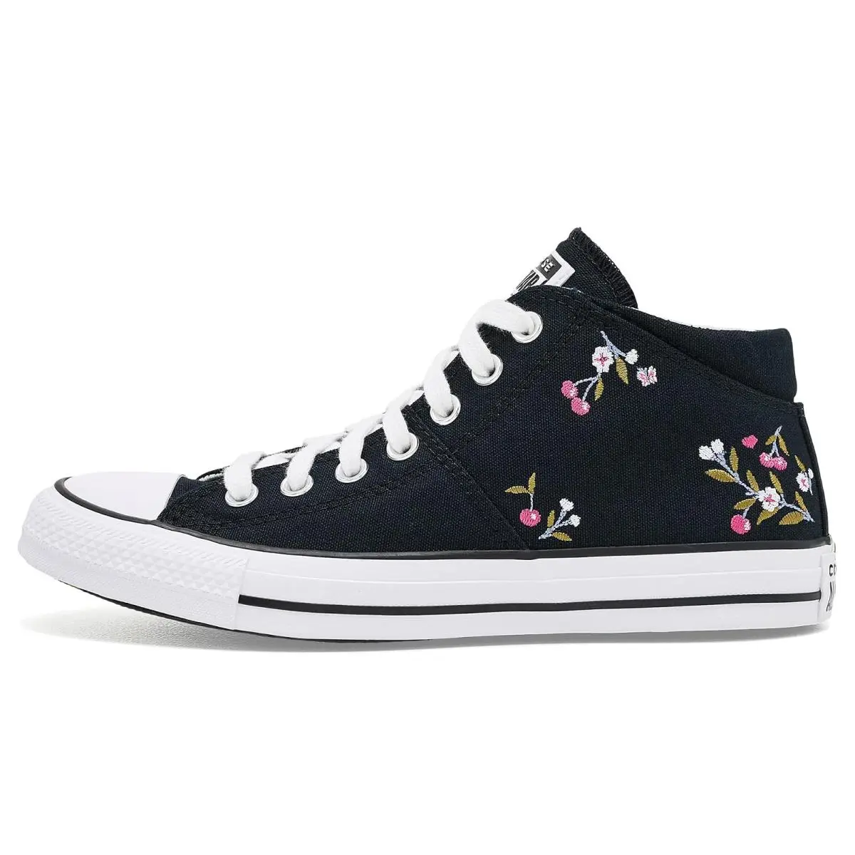 Converse shoes - Black/White/Rough Raspberry 2