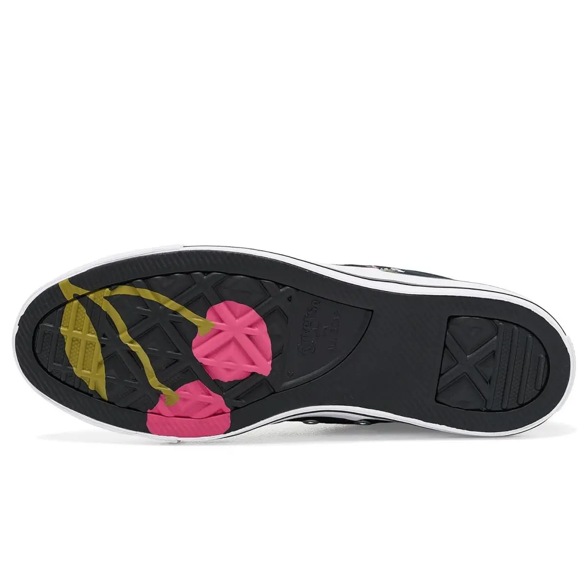 Converse shoes - Black/White/Rough Raspberry 3