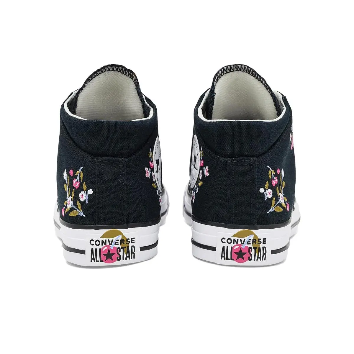 Converse shoes - Black/White/Rough Raspberry 5