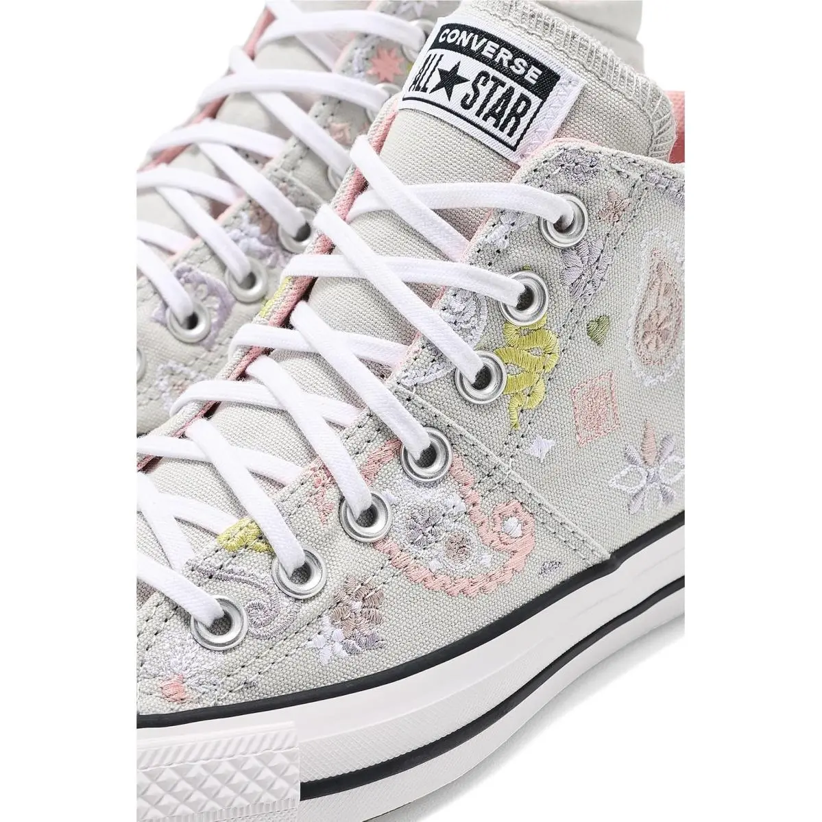 Converse shoes - Black/White/Rough Raspberry 18