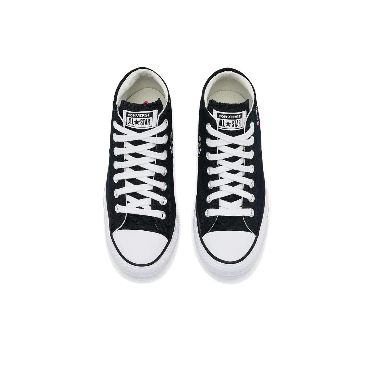 Converse shoes - Black/White/Rough Raspberry 7