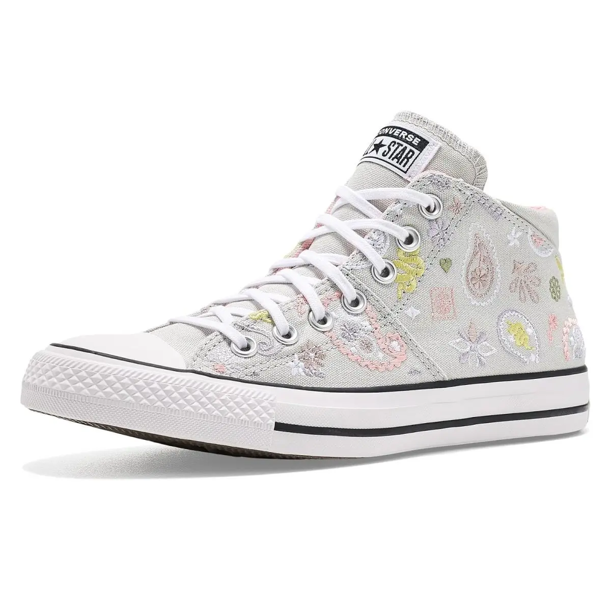 Converse shoes - Black/White/Rough Raspberry 13