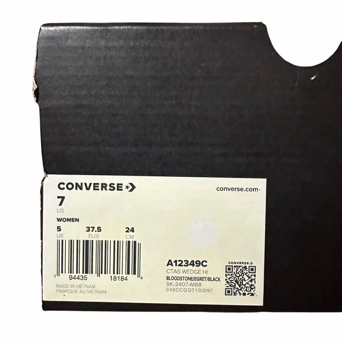 Converse shoes - Converse Chuck Taylor - Chuck Taylor - A12349C - Burgundy (UPC: 194435181844) 8