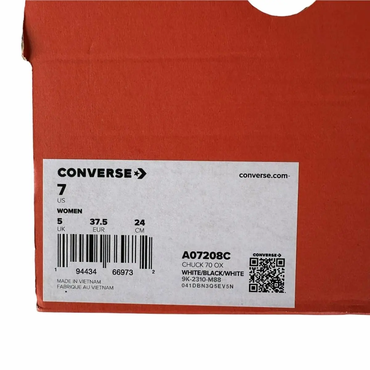Converse shoes - Converse Chuck 70 - Chuck - A07208C - White (UPC: 194434669732) 7