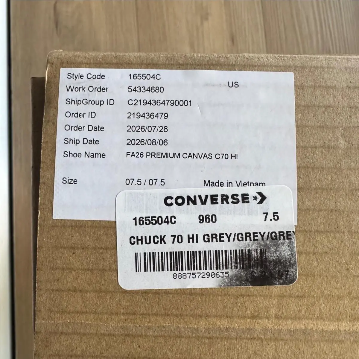 Converse shoes - Converse Chuck 70 Hi - Chuck - A165504C - Black (UPC: 888757290635) 10
