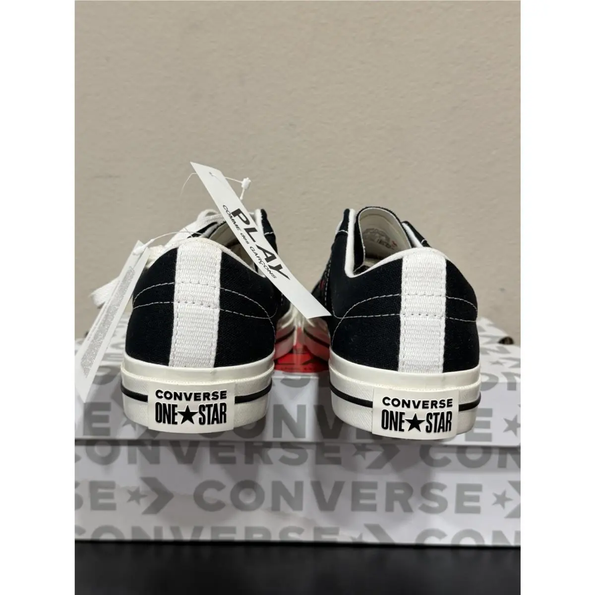 Converse shoes - Comme des Garçons Play x Converse One Star - A01791C - Black 3