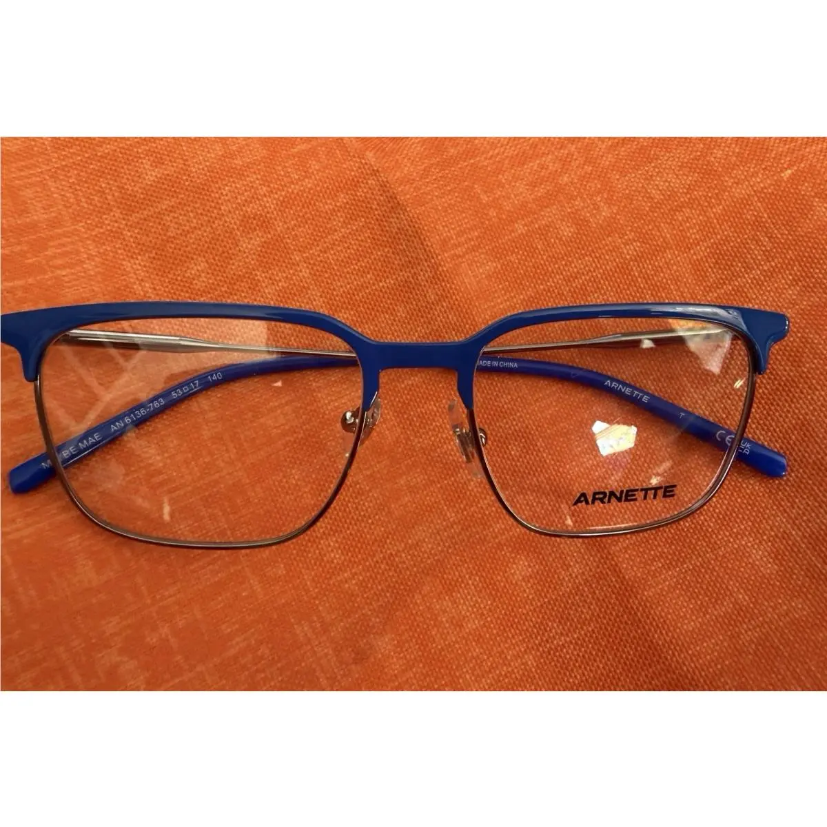 Maybe Mae AN6136 763 Royal Blue Glasses Frames 53-17-140 by Arnette