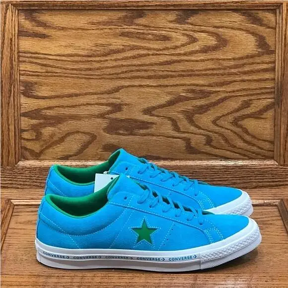 Converse shoes - One Star Ox Hawaiian Ocean Jolly Green - Blue 0