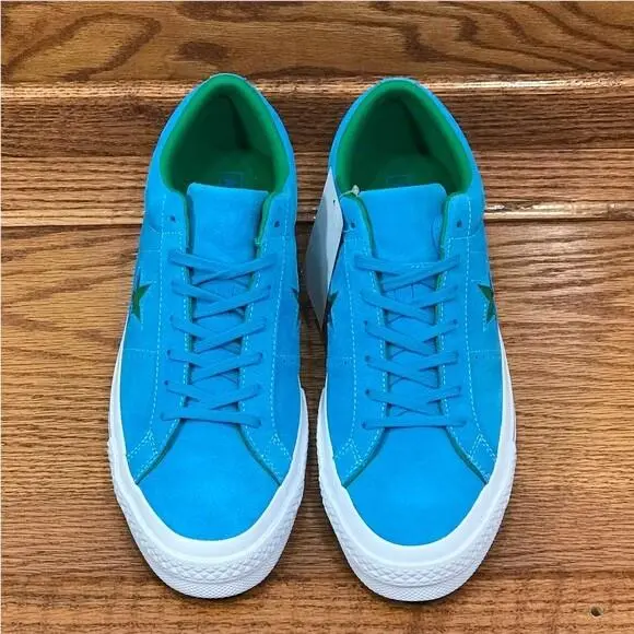 Converse shoes - One Star Ox Hawaiian Ocean Jolly Green - Blue 1