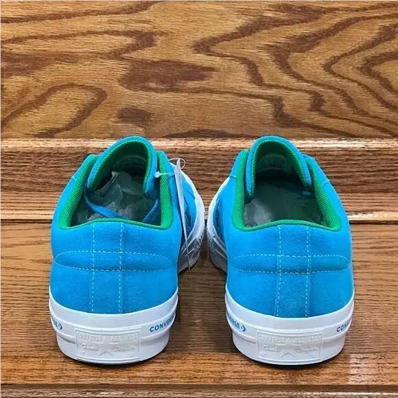Converse shoes - One Star Ox Hawaiian Ocean Jolly Green - Blue 3
