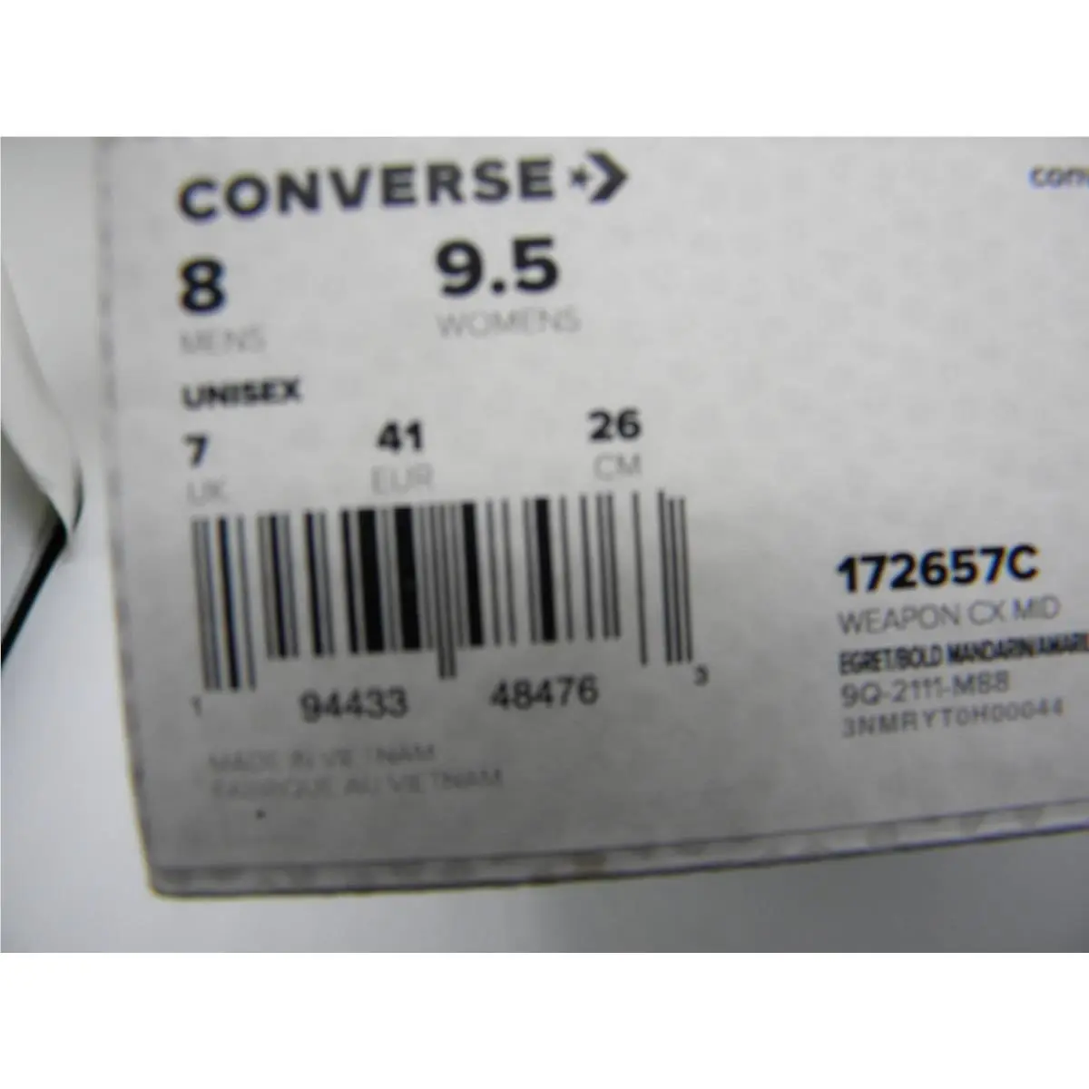 Converse shoes - NBA x Converse Weapon CX - 172657C - Multicolor 3