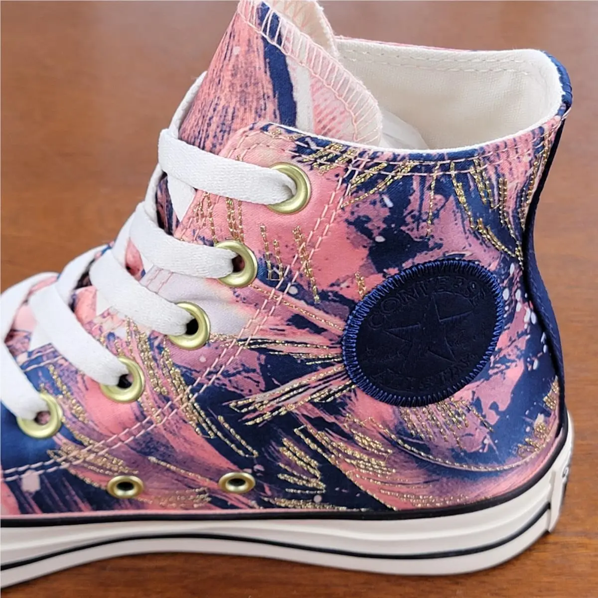 Converse shoes - Converse Chuck Taylor All Star Hi - 559863 - Pale Coral / Navy / Egret (UPC: 888755209264) 8