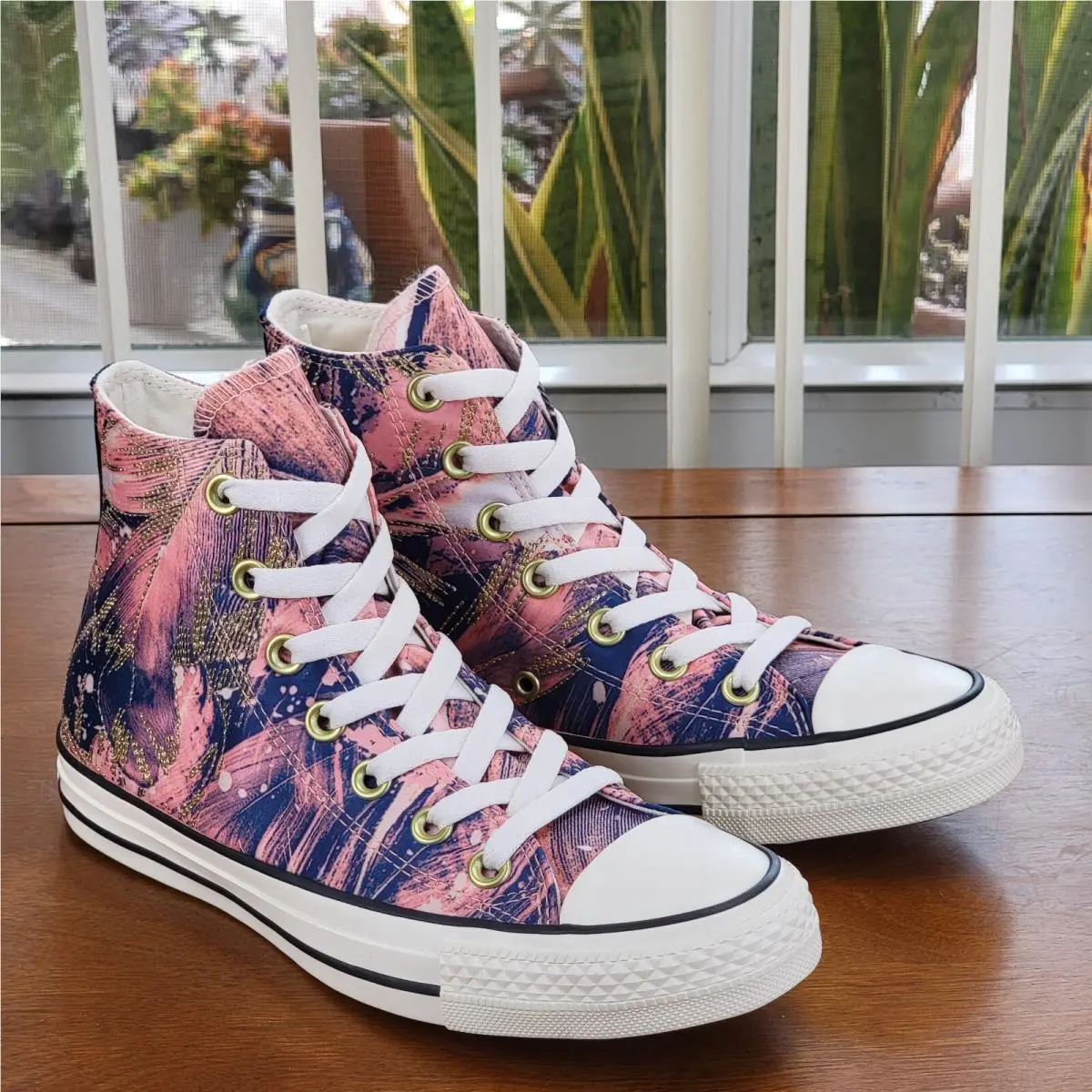 Converse shoes - Converse Chuck Taylor All Star Hi - 559863 - Pale Coral / Navy / Egret (UPC: 888755209264) 9