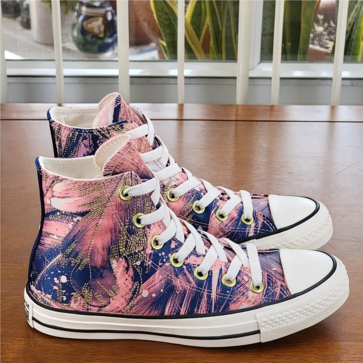 Converse shoes - Converse Chuck Taylor All Star Hi - 559863 - Pale Coral / Navy / Egret (UPC: 888755209264) 0